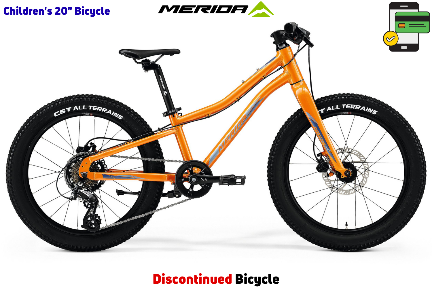 Merida Matts.J20+ - Metallic Orange (Blue)