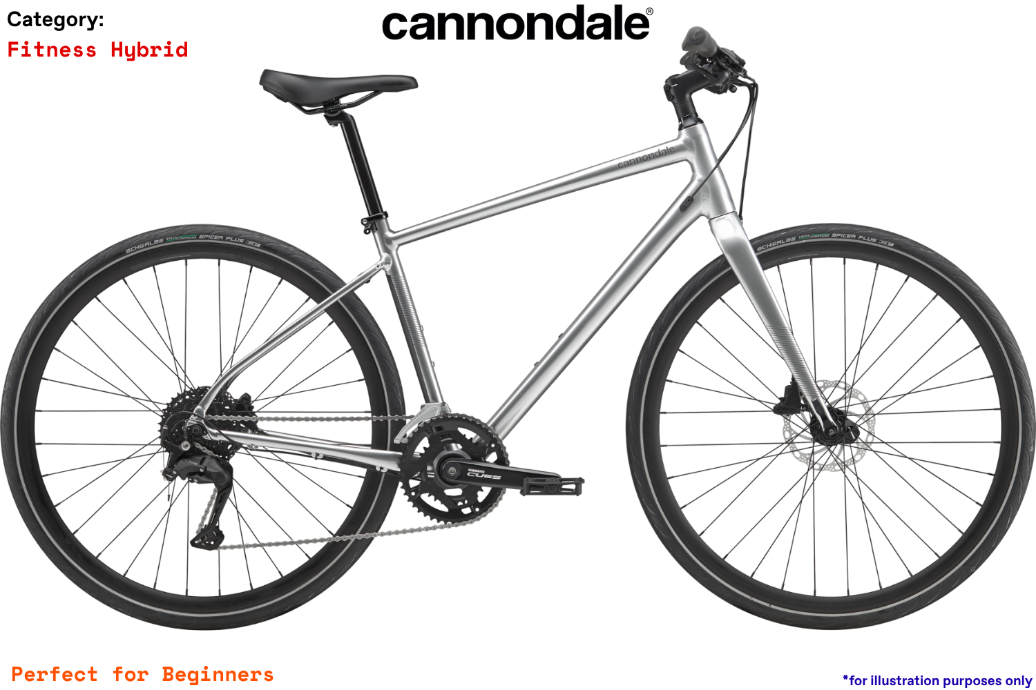 Cannondale Quick 3 - MRC - Mercury