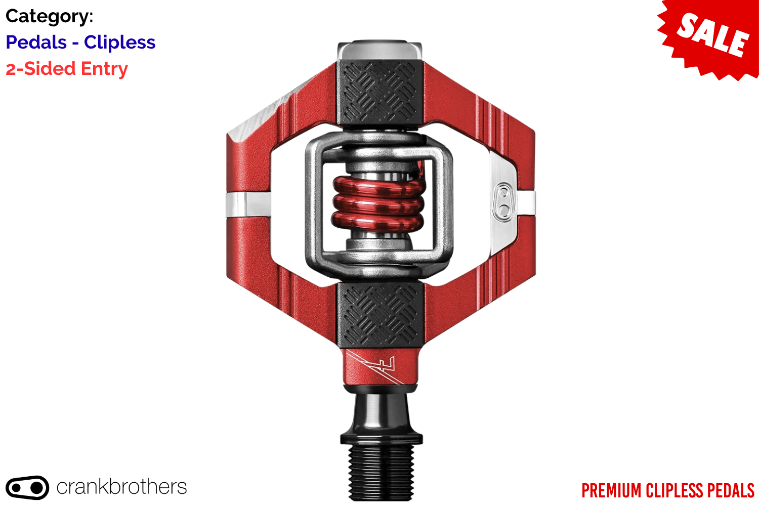 Crankbrothers Candy 7 - Red