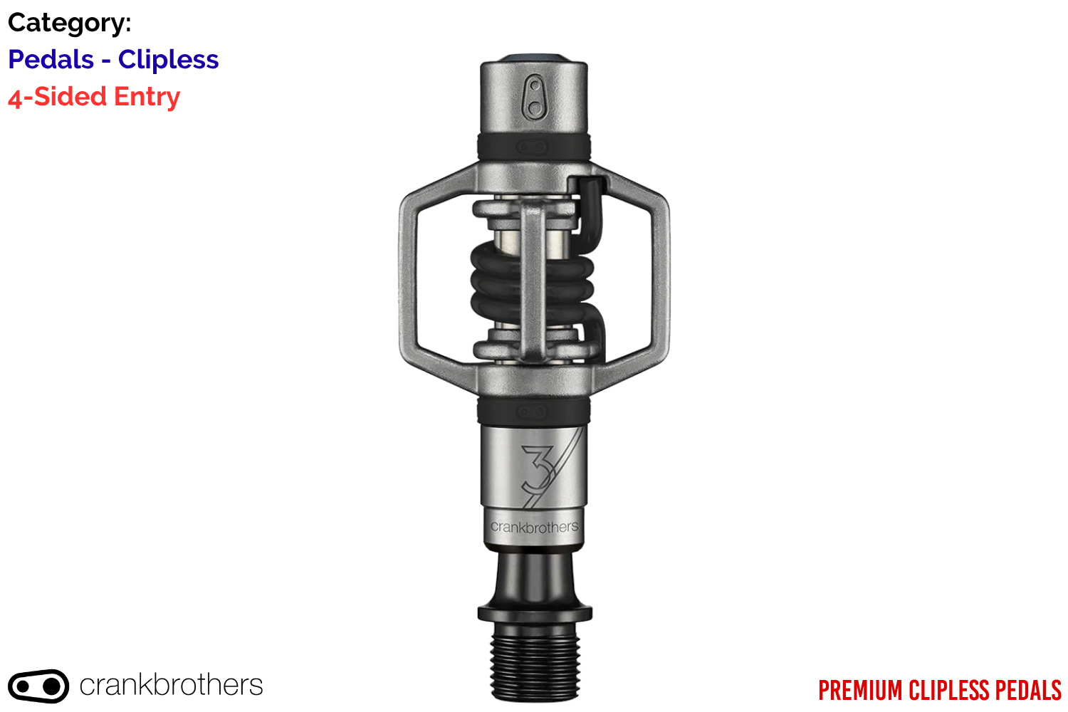 Crankbrothers Eggbeater 3 - Black