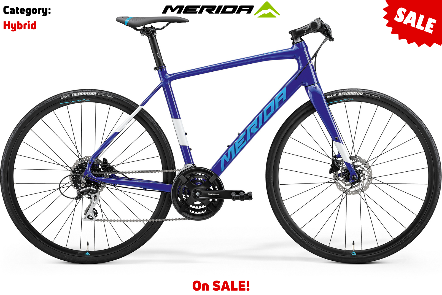Merida Speeder 100 - Dark Blue (White/Blue)
