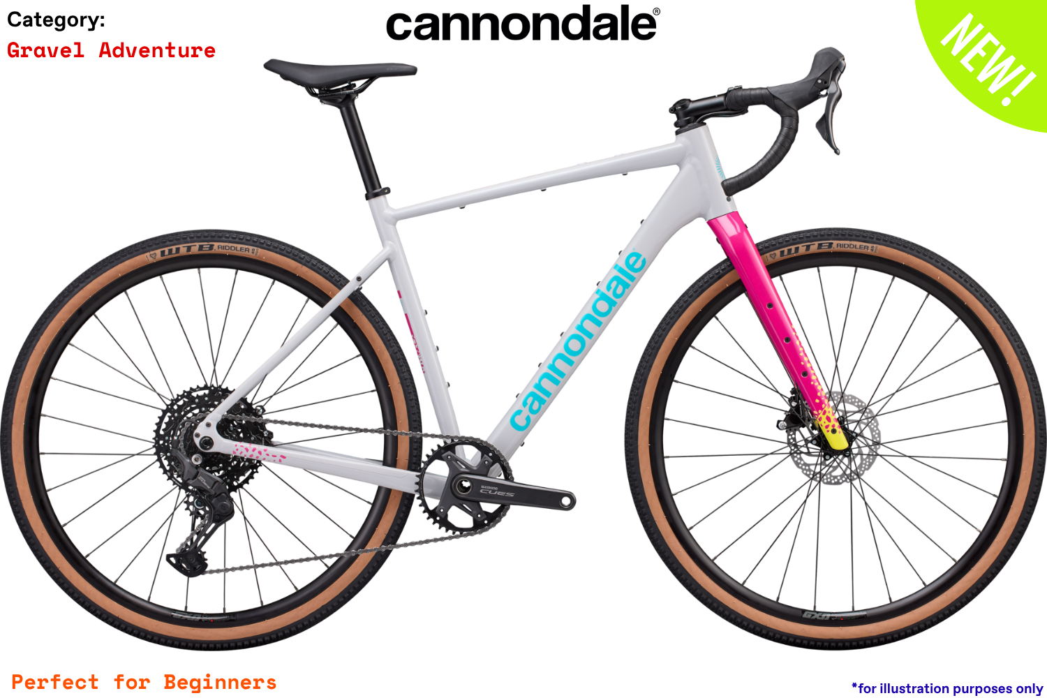 Topstone CAAD 3 CUES 1x LGY - Photo 1.png