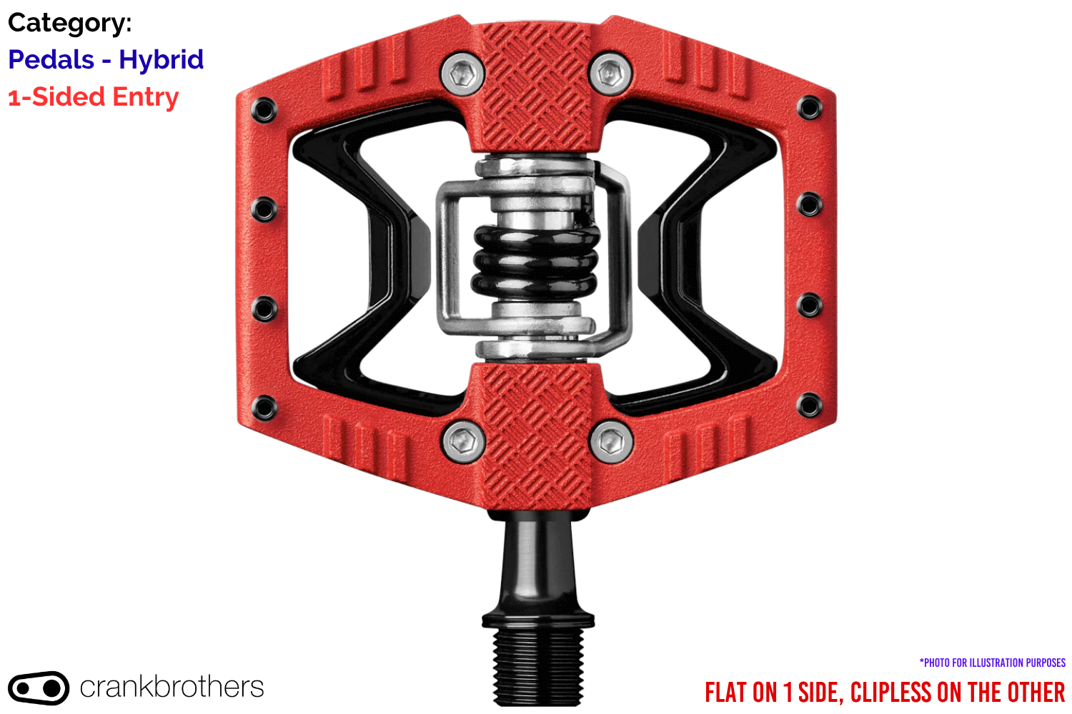 Crankbrothers Double Shot 3 - Red