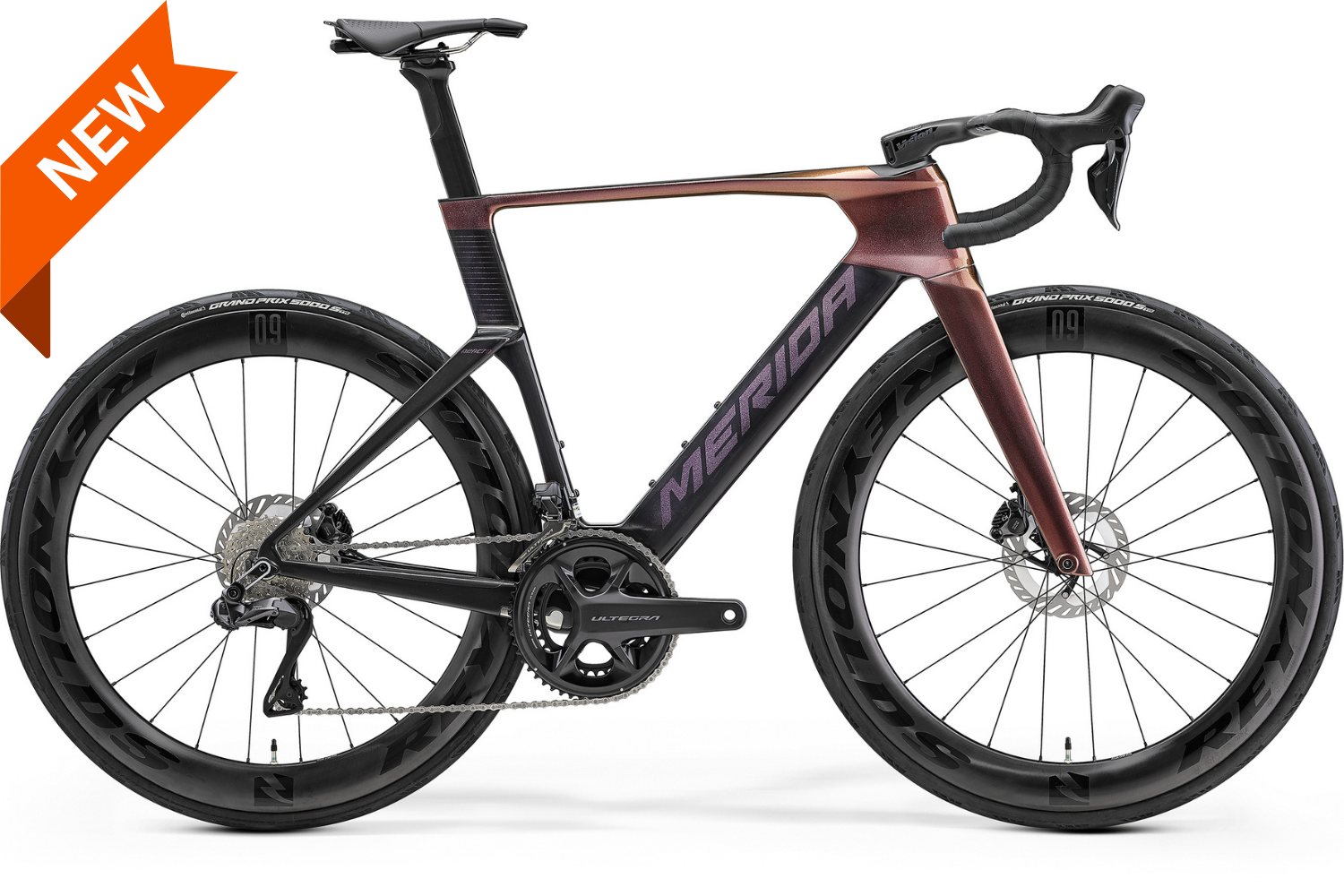Merida Reacto 8000 - MY27 - Rainbow Purple/Black (Purple)