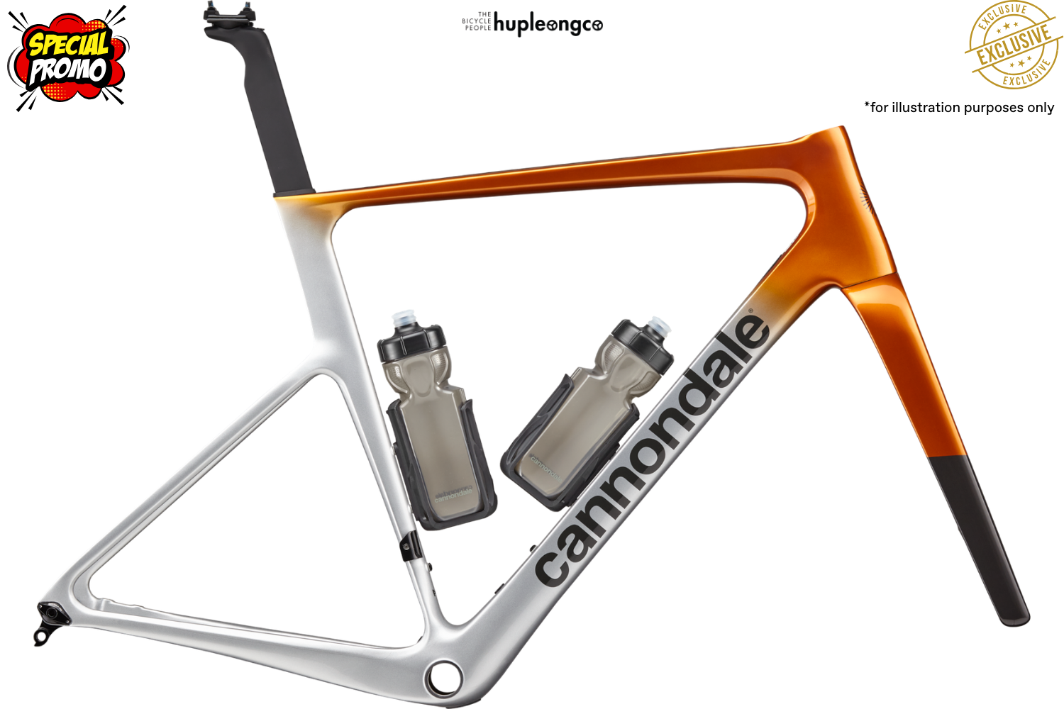 Cannondale SuperSix Evo4 HI-MOD - SLV - Fine Silver/Tiger Eye - Ultegra Di2 - Complete Bike