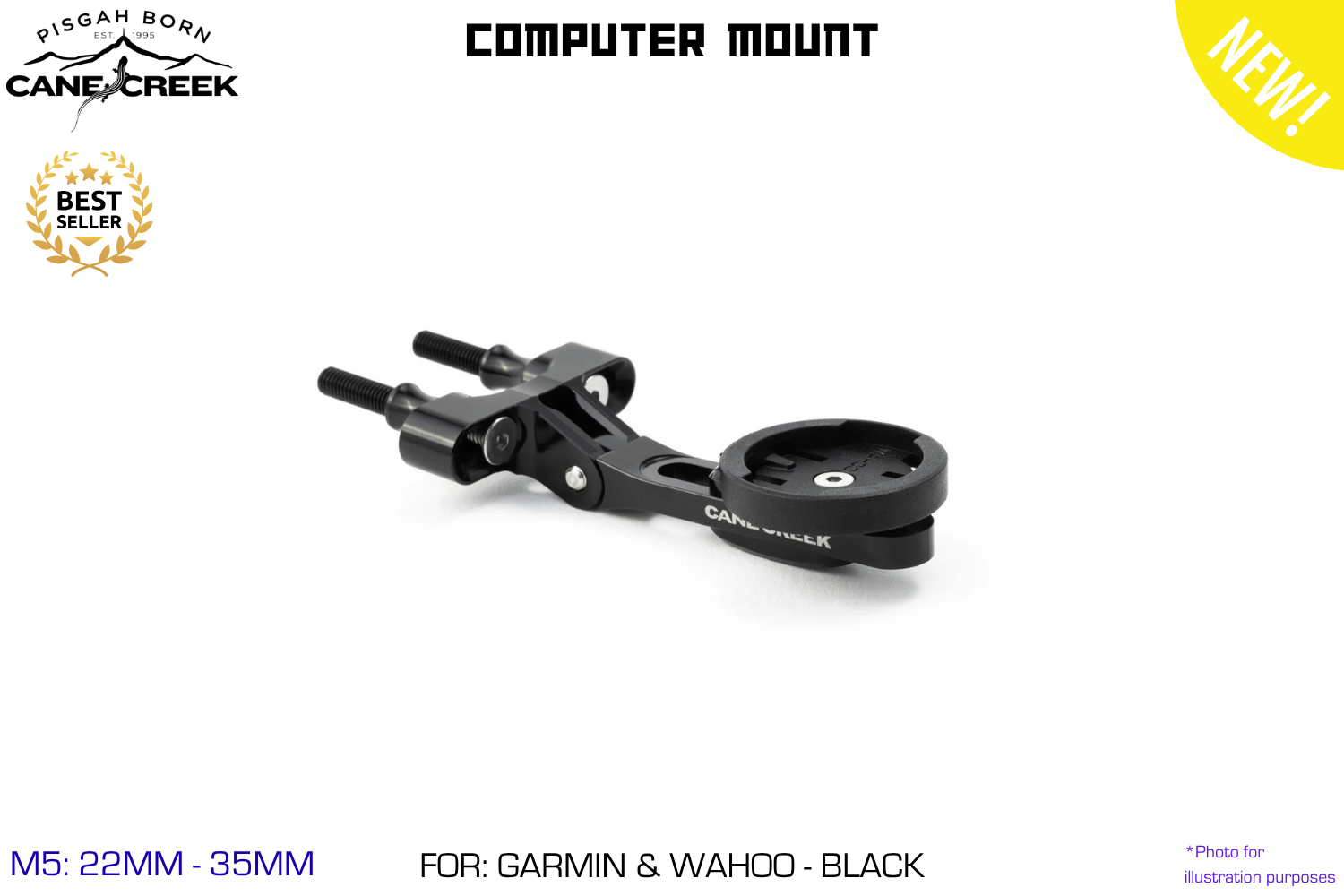 Cane Creek - Computer Mount - Black