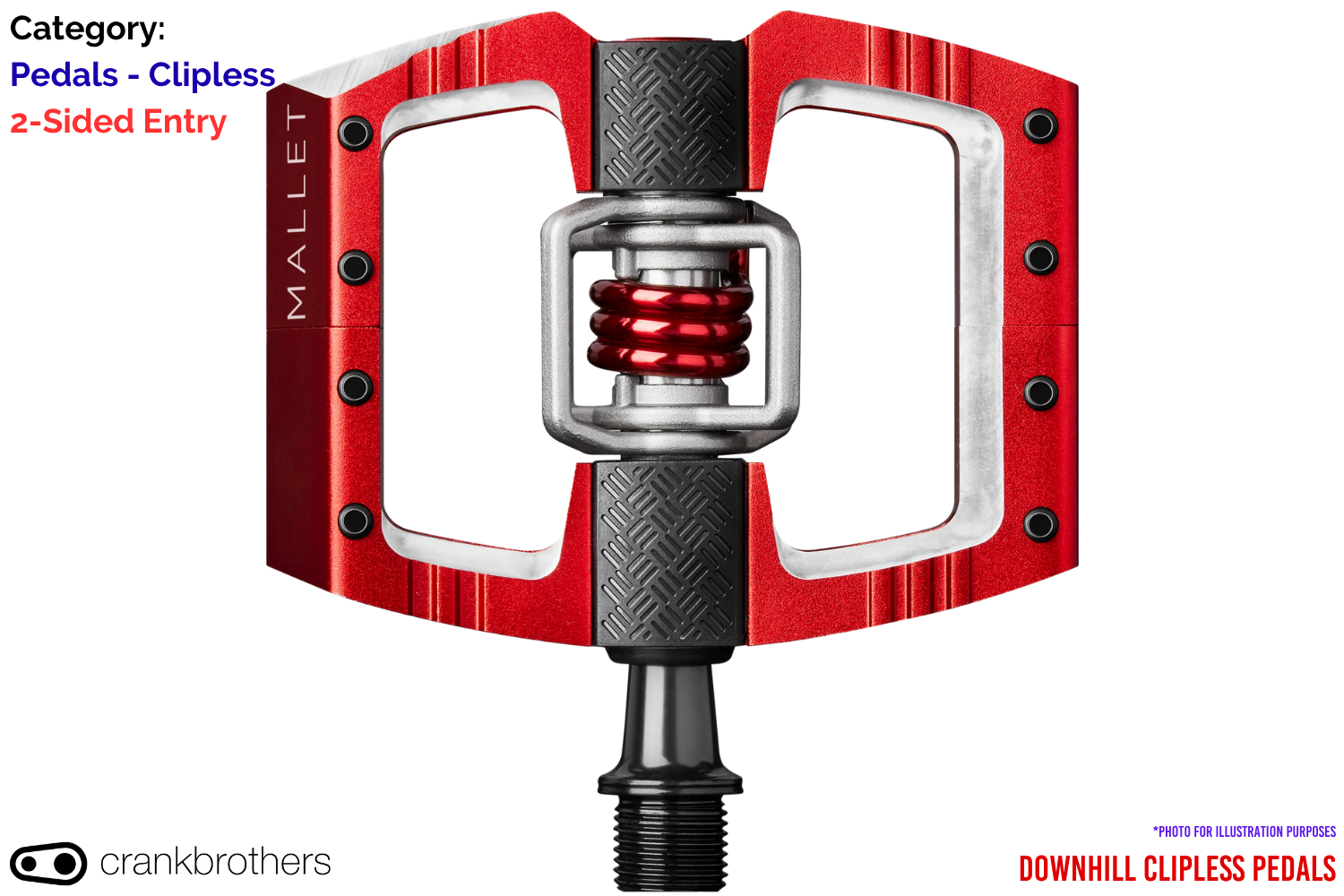 Crankbrothers Mallet DH - Red