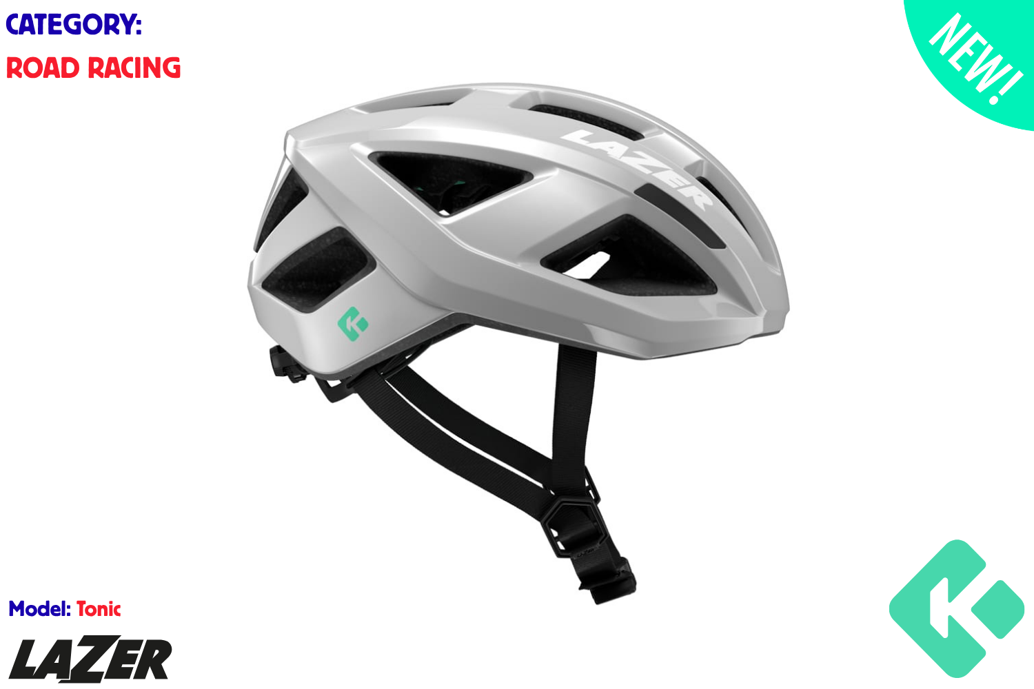 LAZER Tonic KinetiCore - Ice Grey