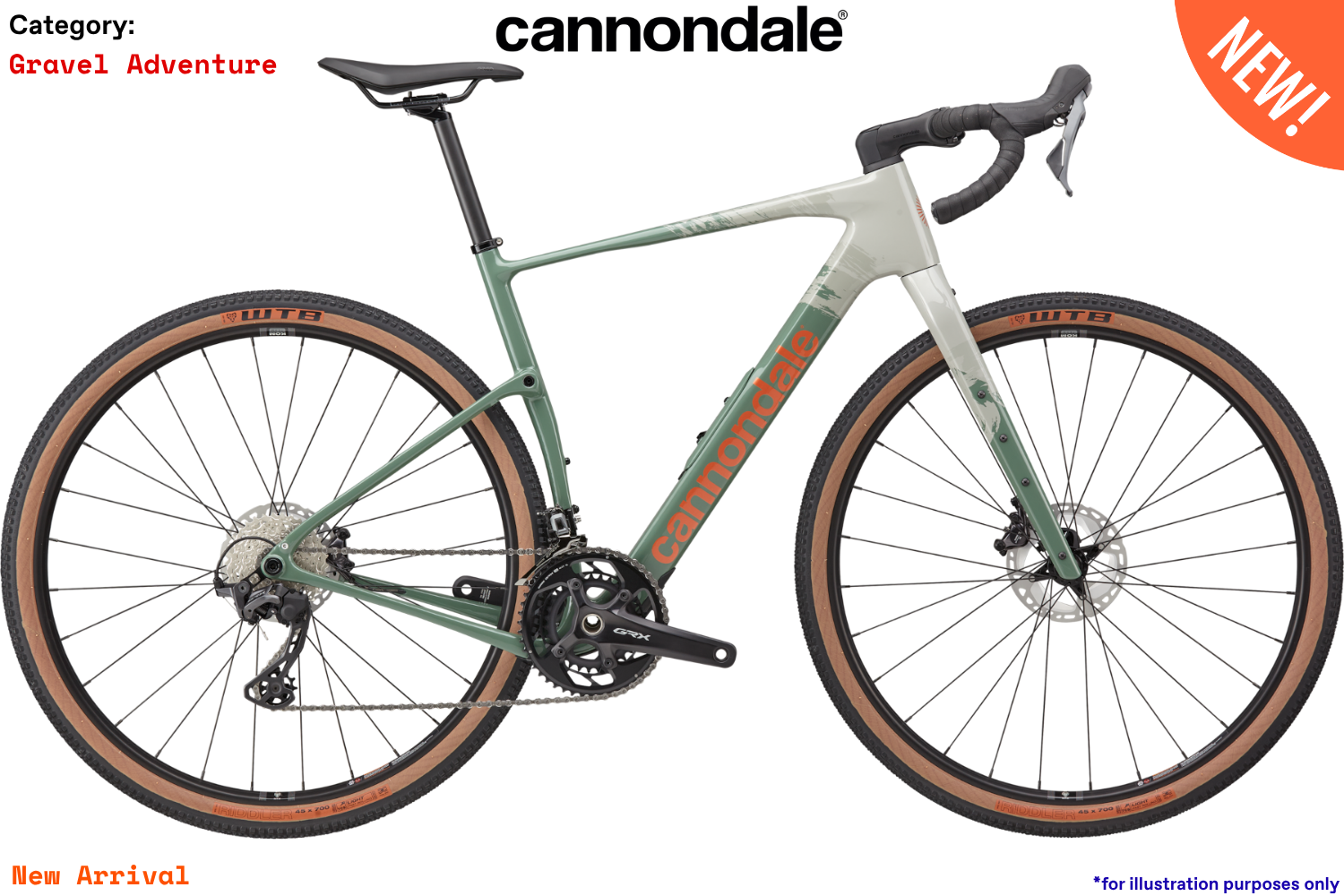Cannondale Topstone Carbon 2 GRX 2x - TSK - Tigershark