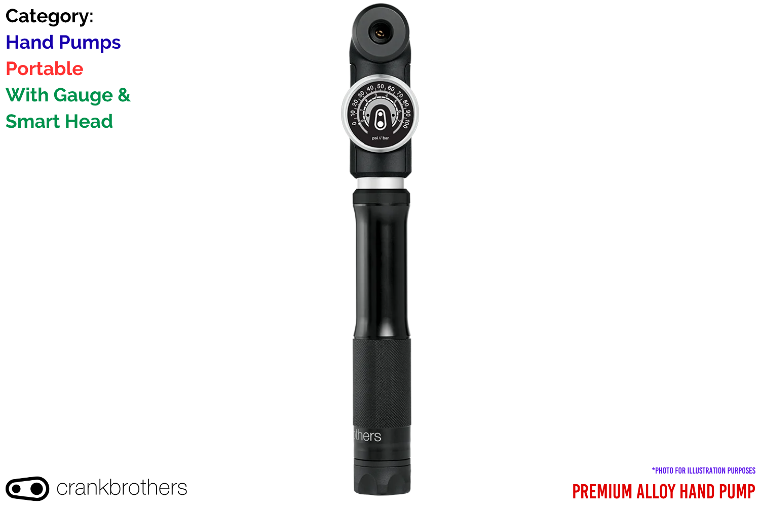 Crankbrothers Sterling w/ Gauge - Midnight
