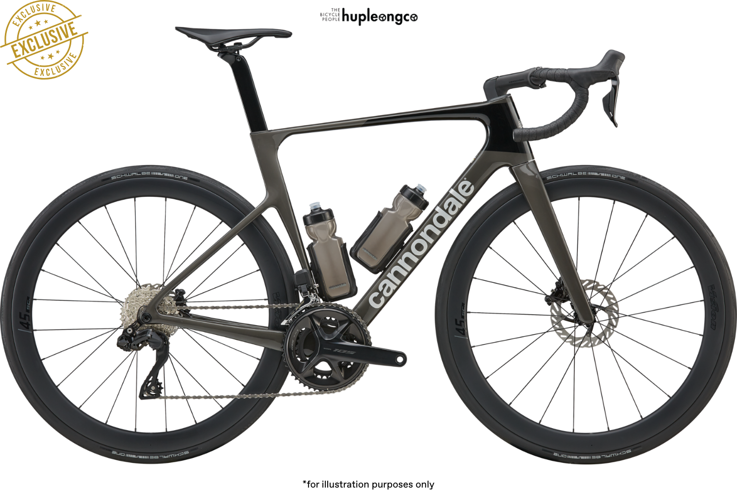 Cannondale SuperSix Evo5 Carbon - RAW - Raw - Dura-Ace Di2 - Complete Bike