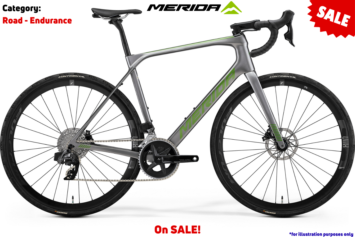 Merida Scultura Endurance Rival Edition - Gunmetal Grey (Chameleon Green)