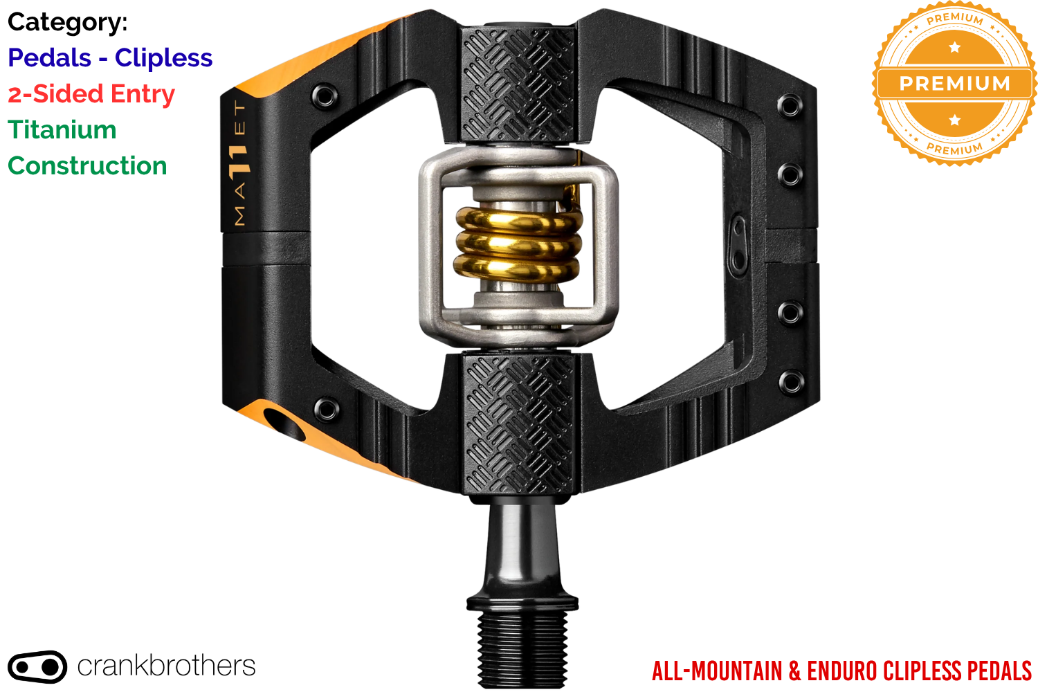 Crankbrothers - Mallet E 11 - Black & Gold.png