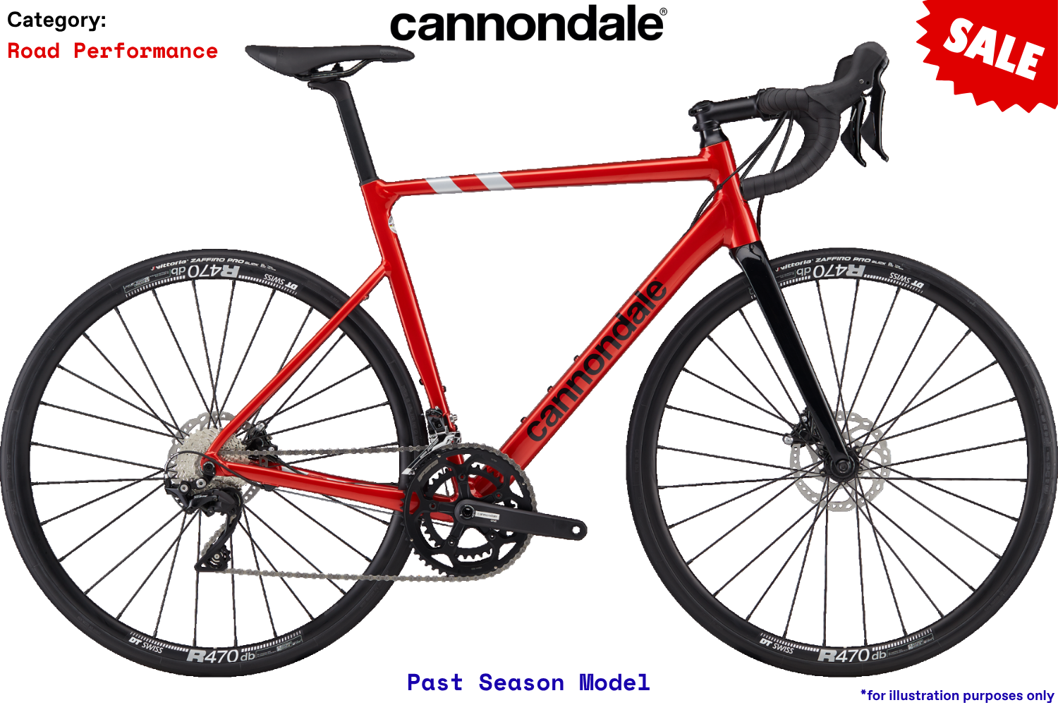 Cannondale CAAD13 Disc 105 - CRD - Candy Red