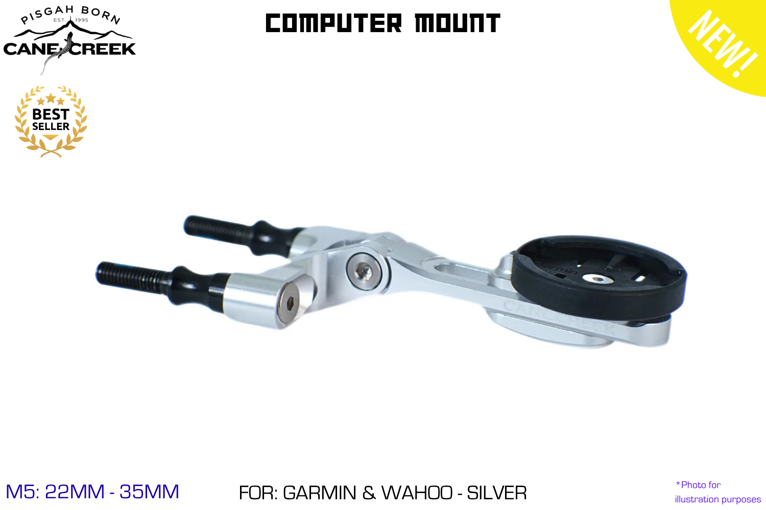 Cane Creek - Computer Mount - Silver