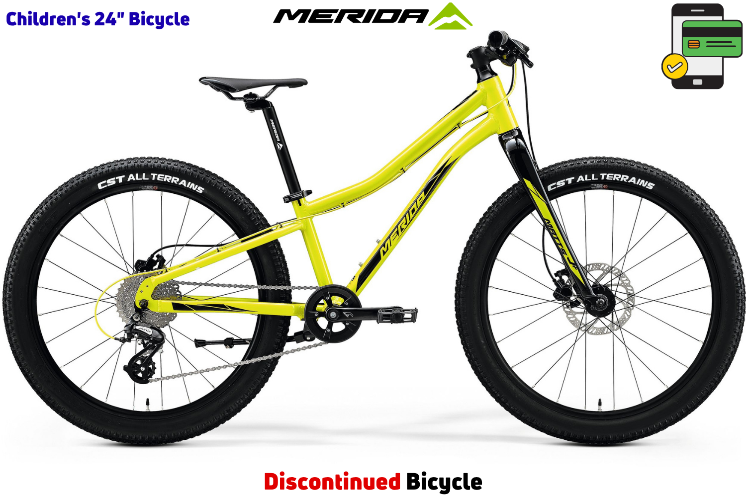 Merida Matts.J24+ - Yellow (Black)