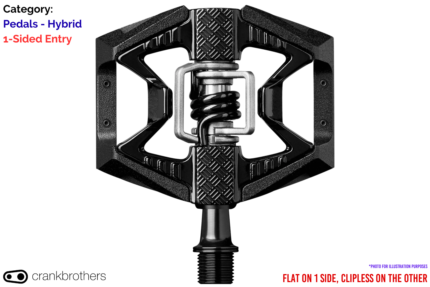 Crankbrothers - Doubleshot 3 - Black - Rear.png