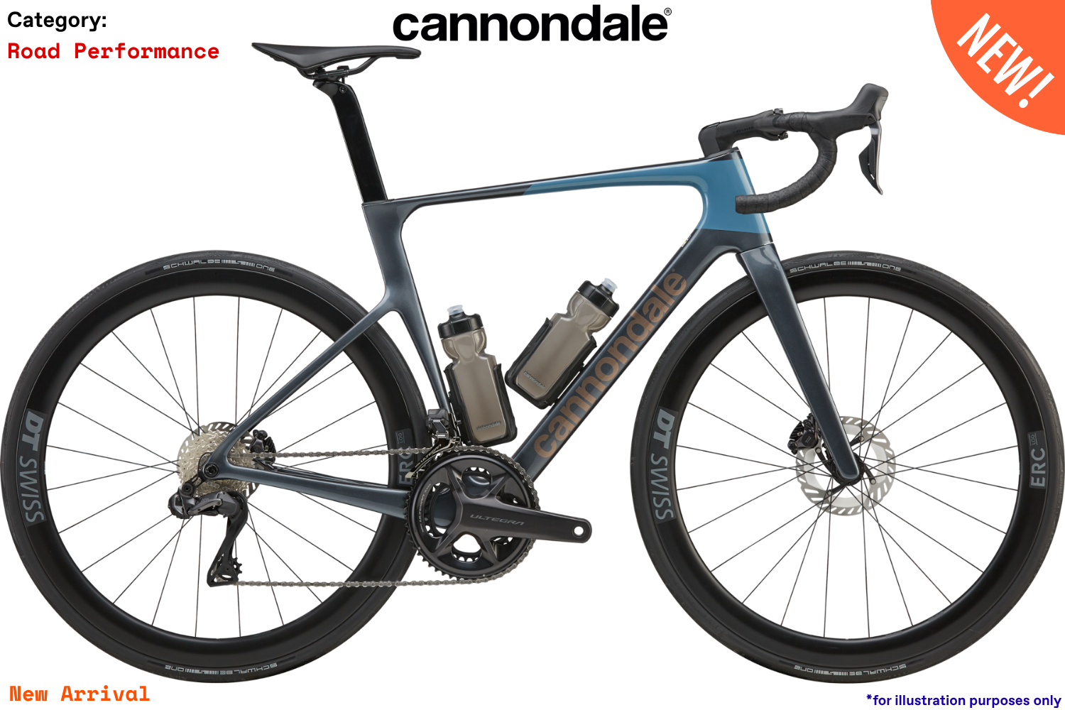 Cannondale SuperSix Evo5 Carbon 2 - TUB - Tungsten Blue