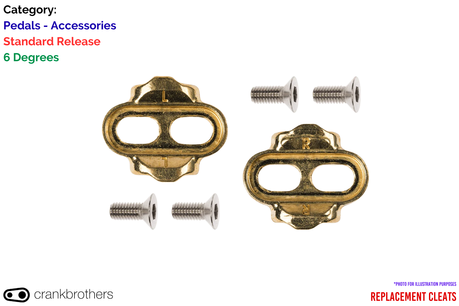Crankbrothers - Standard Release Cleats - Photo 2.png