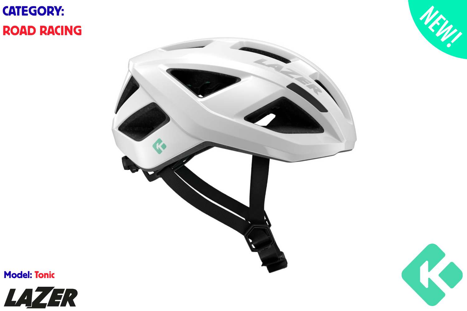 LAZER Tonic KinetiCore - White