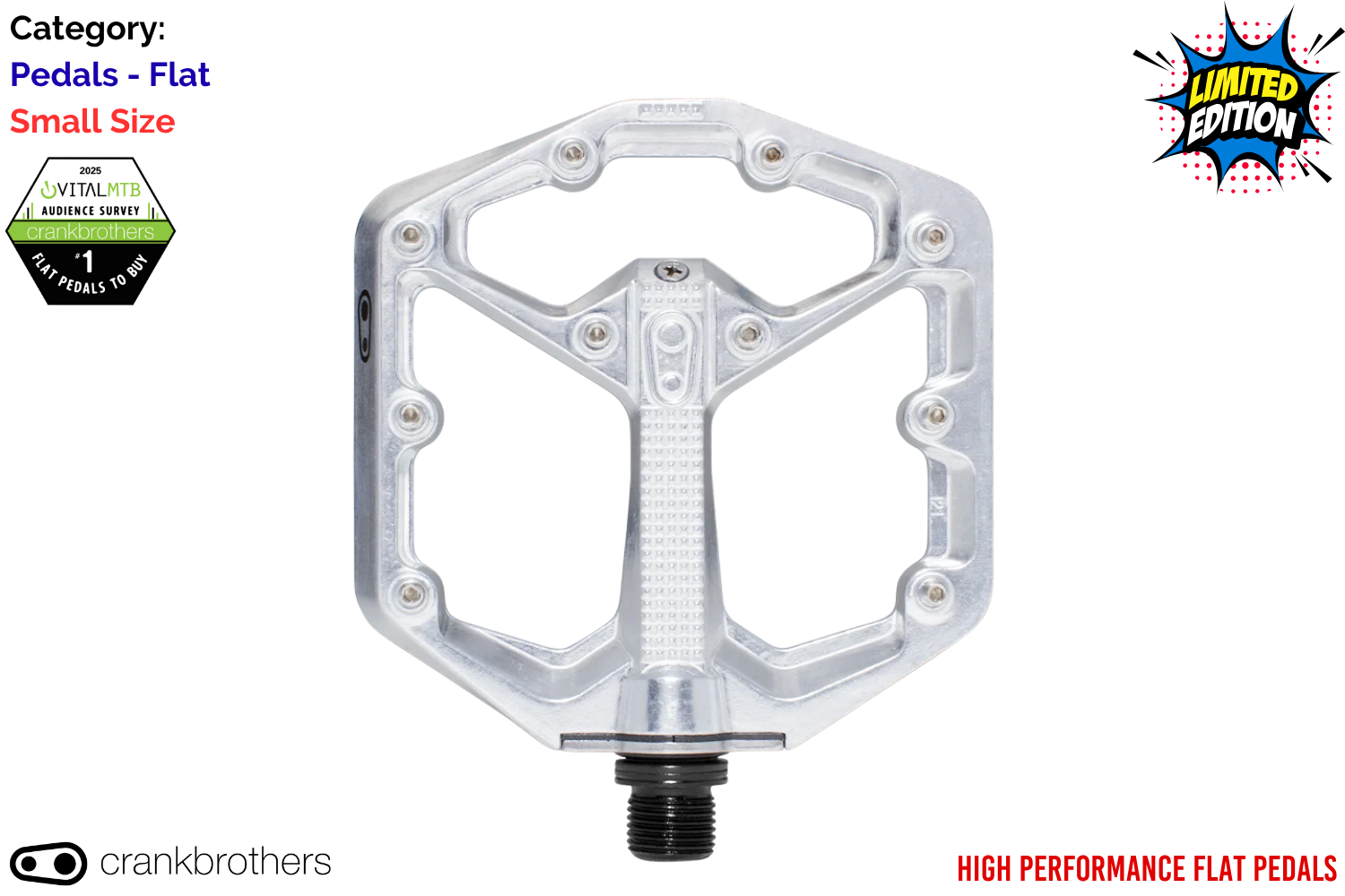 Crankbrothers Stamp 7 - Small - High Polish
