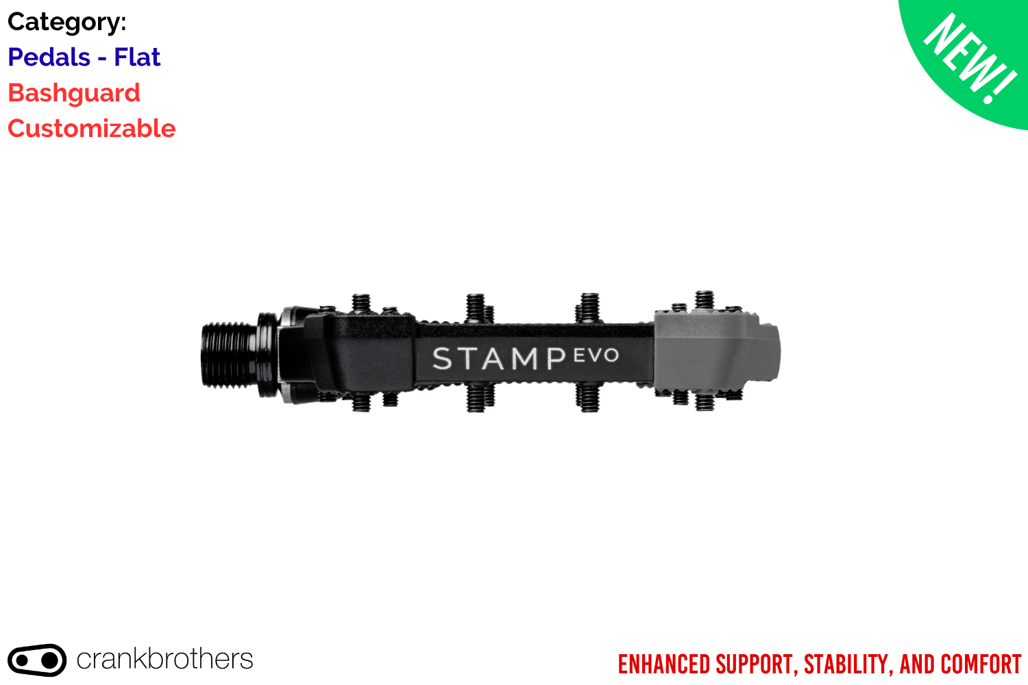 Crankbrothers - STAMP EVO - Small - Black - Photo 3.png
