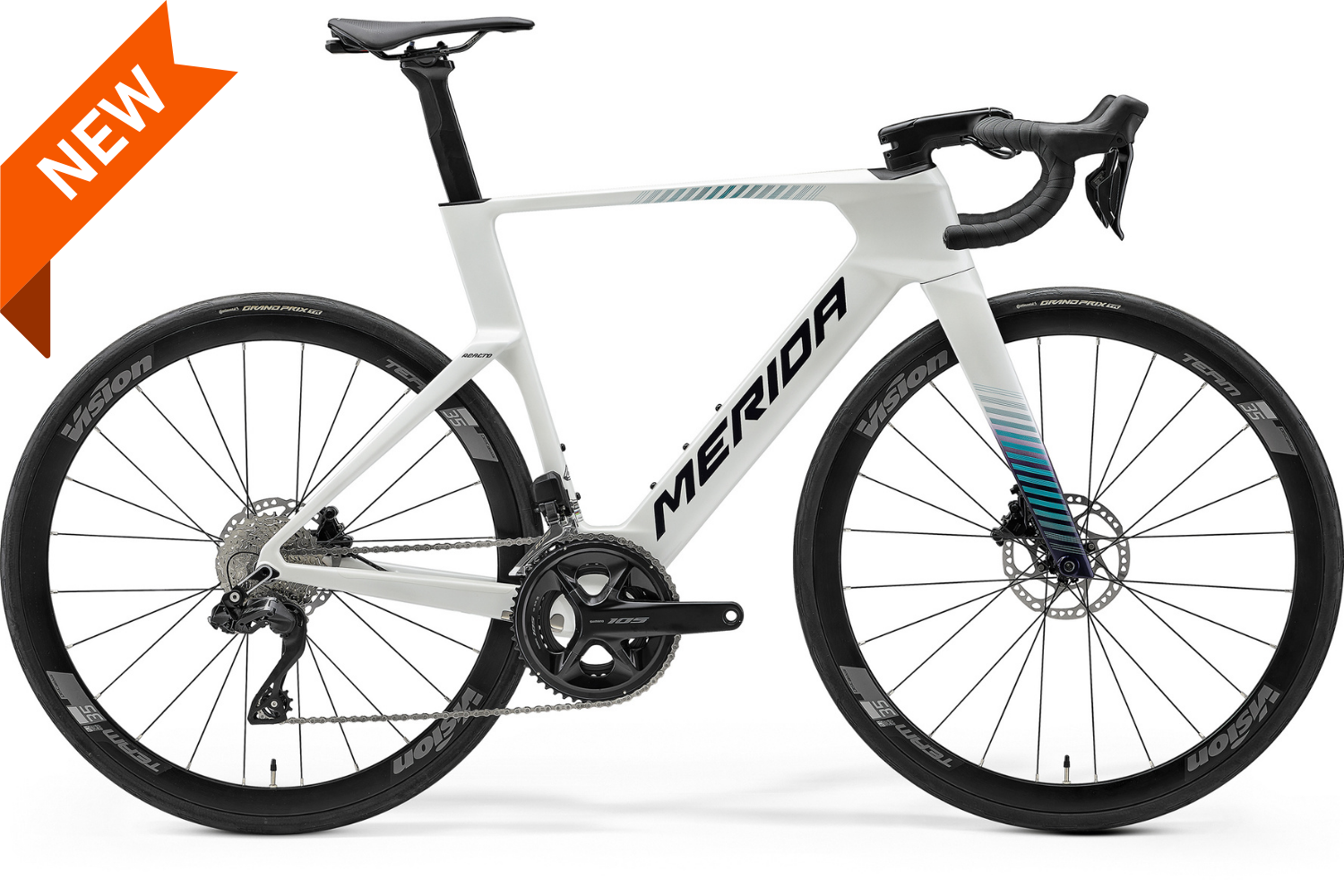 Merida Reacto 5000 - MY27 - Pearl/Blue (Teal)