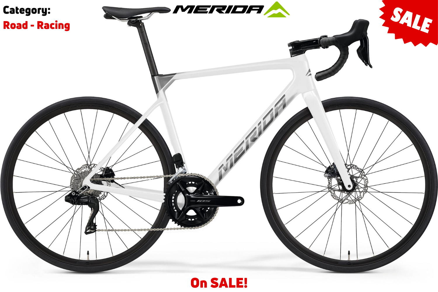 Merida Scultura 6000 - White (Gunmetal Grey)