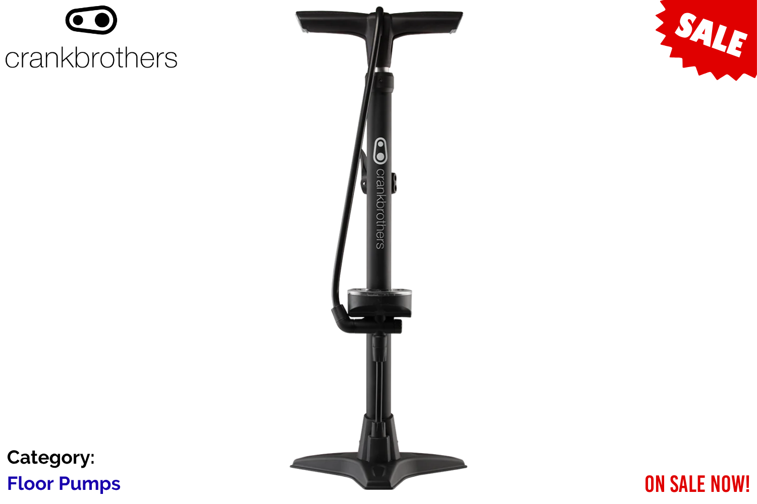 Crankbrothers Gem Floor Pump - Black