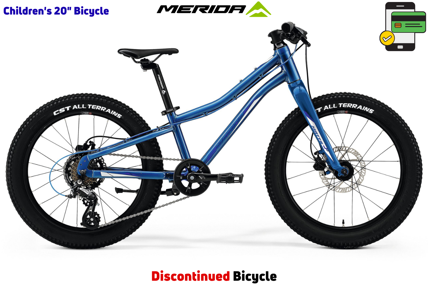 Merida Matts.J20+ - Blue (Dark Blue/White)