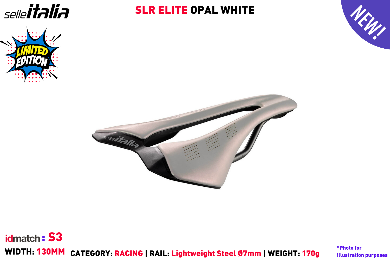 SLR Elite - Opal White - S3