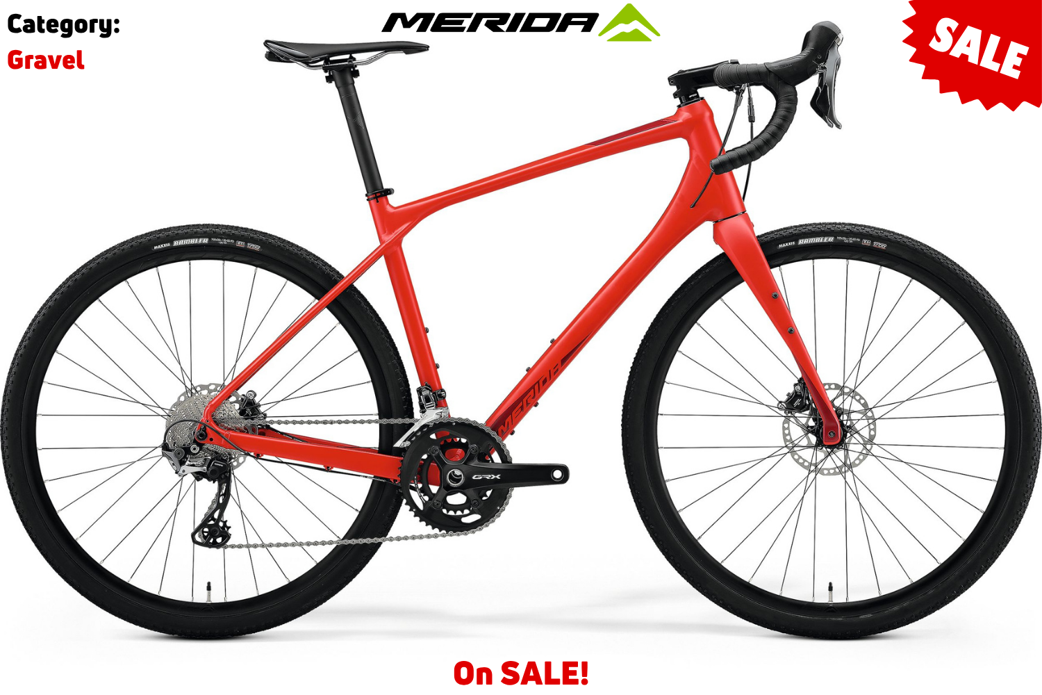Merida Silex 700 - Matt Race Red (Glossy Dark Red)