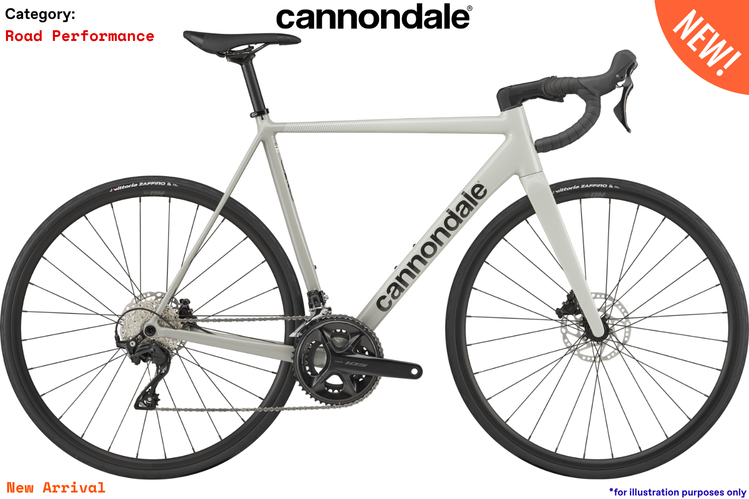 Cannondale CAAD14 3 - CHK - Chalk