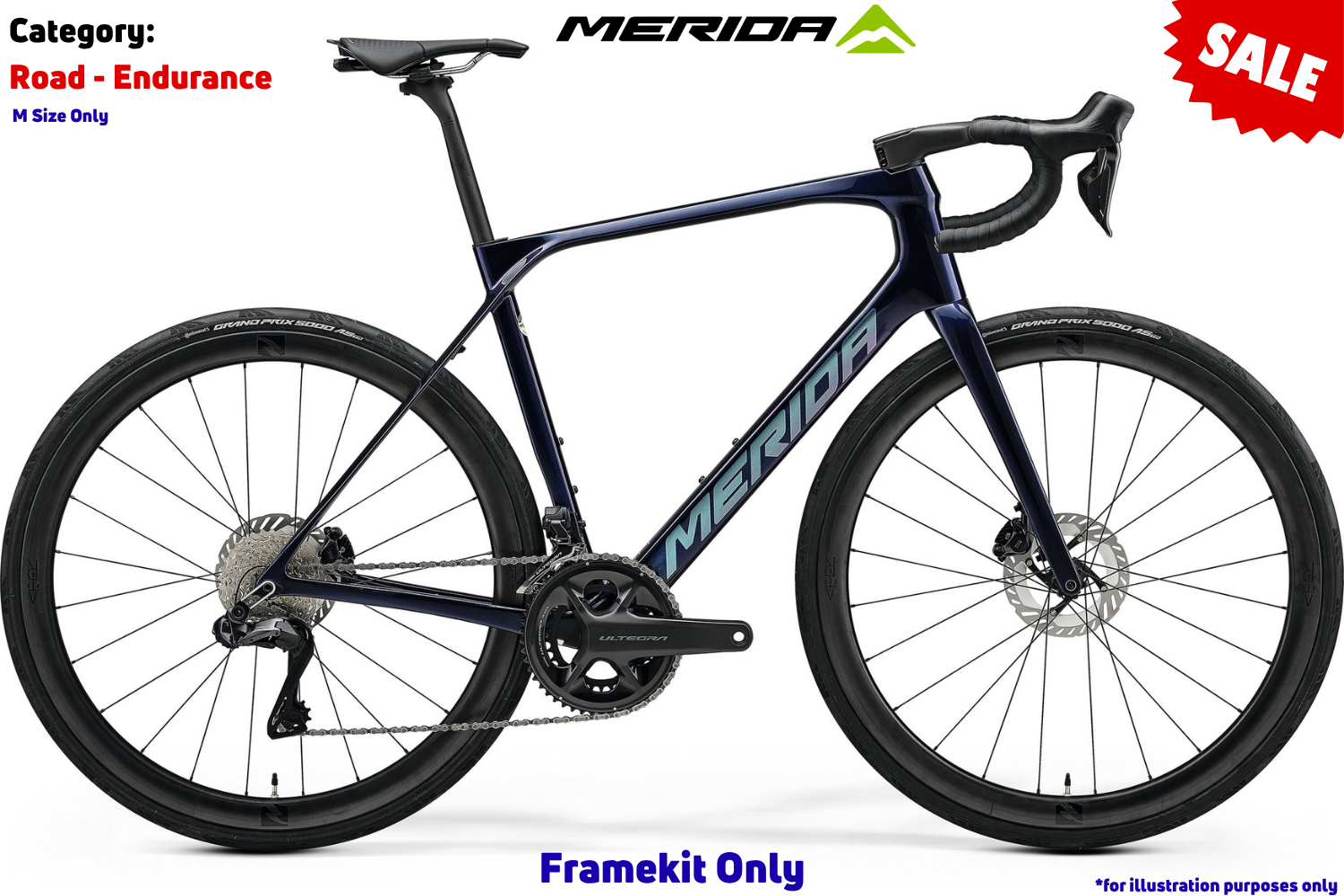Merida Scultura Endurance 9000 Framekit - Starfield Purple (Blue)