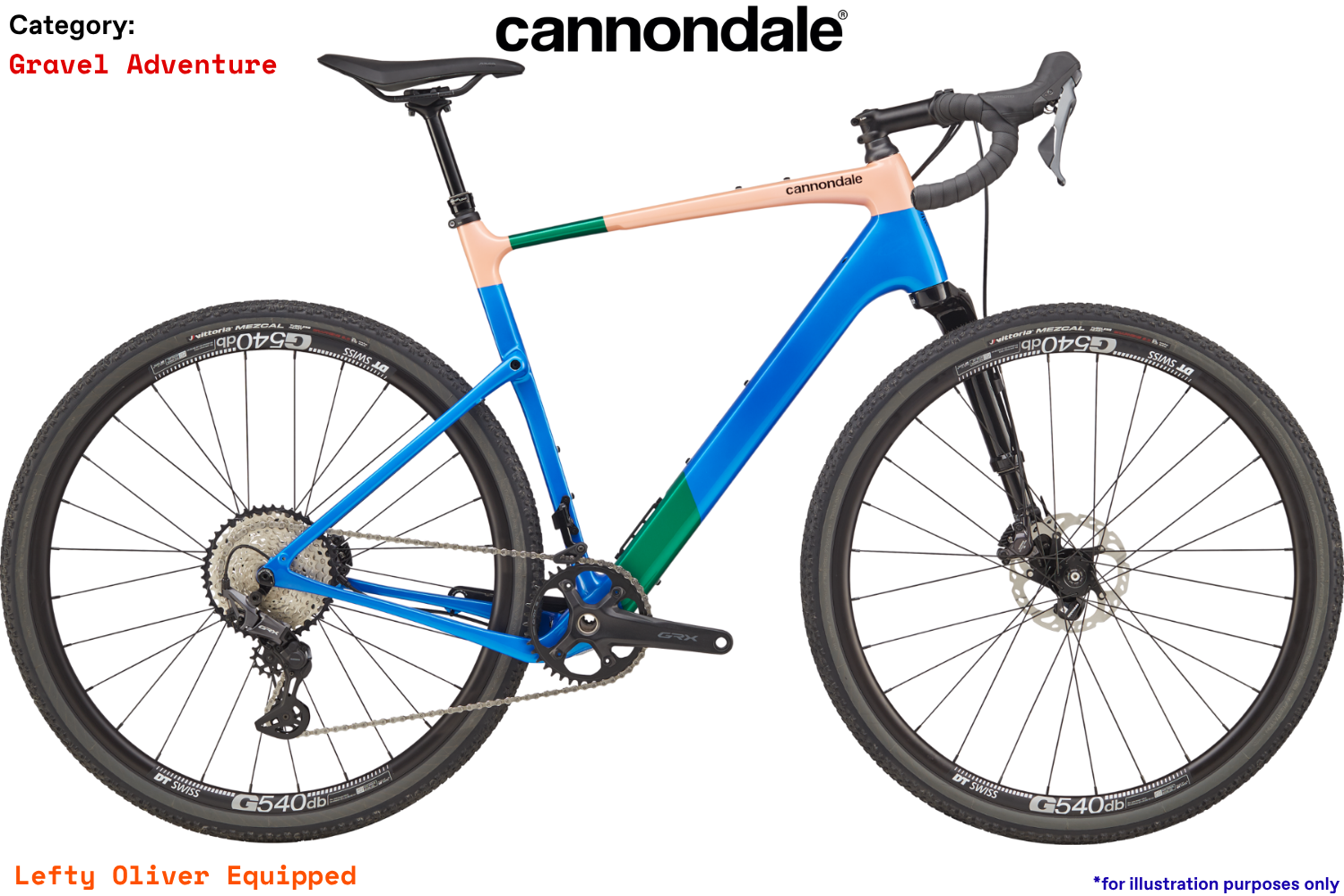 Cannondale Topstone Carbon 2 Lefty - ELB - Electric Blue