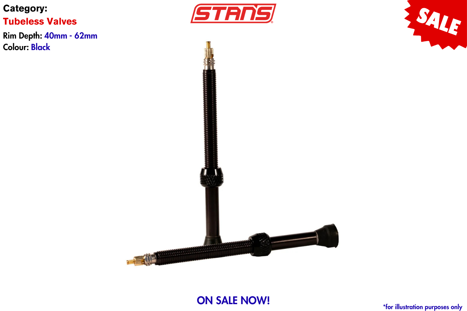 Stans - TL Valve 80mm Presta Aluminium - Black - HLC - Photo 2.png