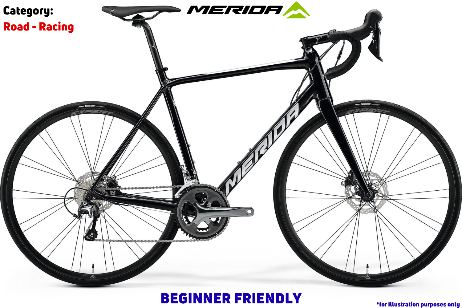 Merida Scultura 300 - Metallic Black (Silver)