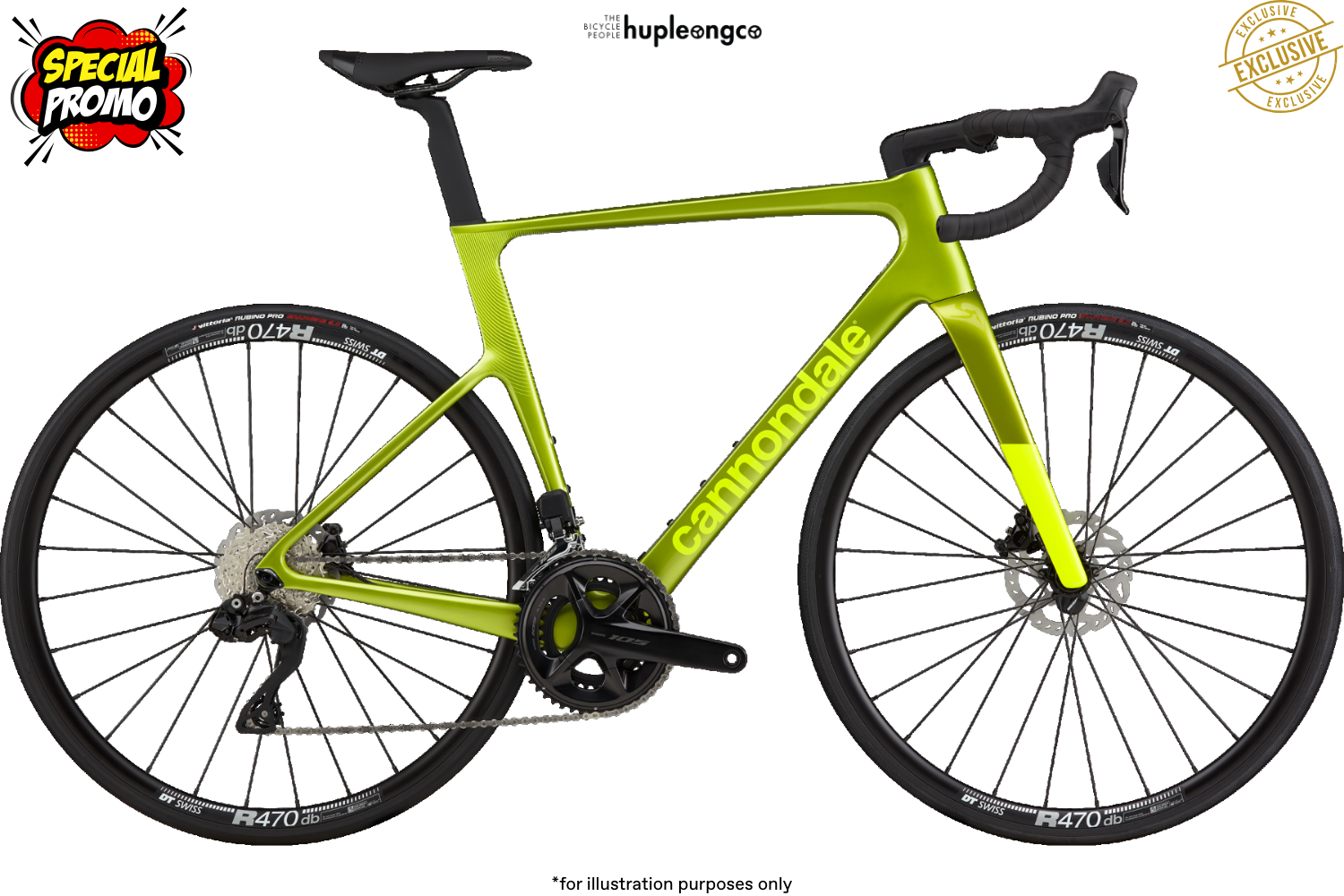 Cannondale SuperSix Evo4 Carbon 3 - VGN - Viper Green - DURA-ACE C50 Edition