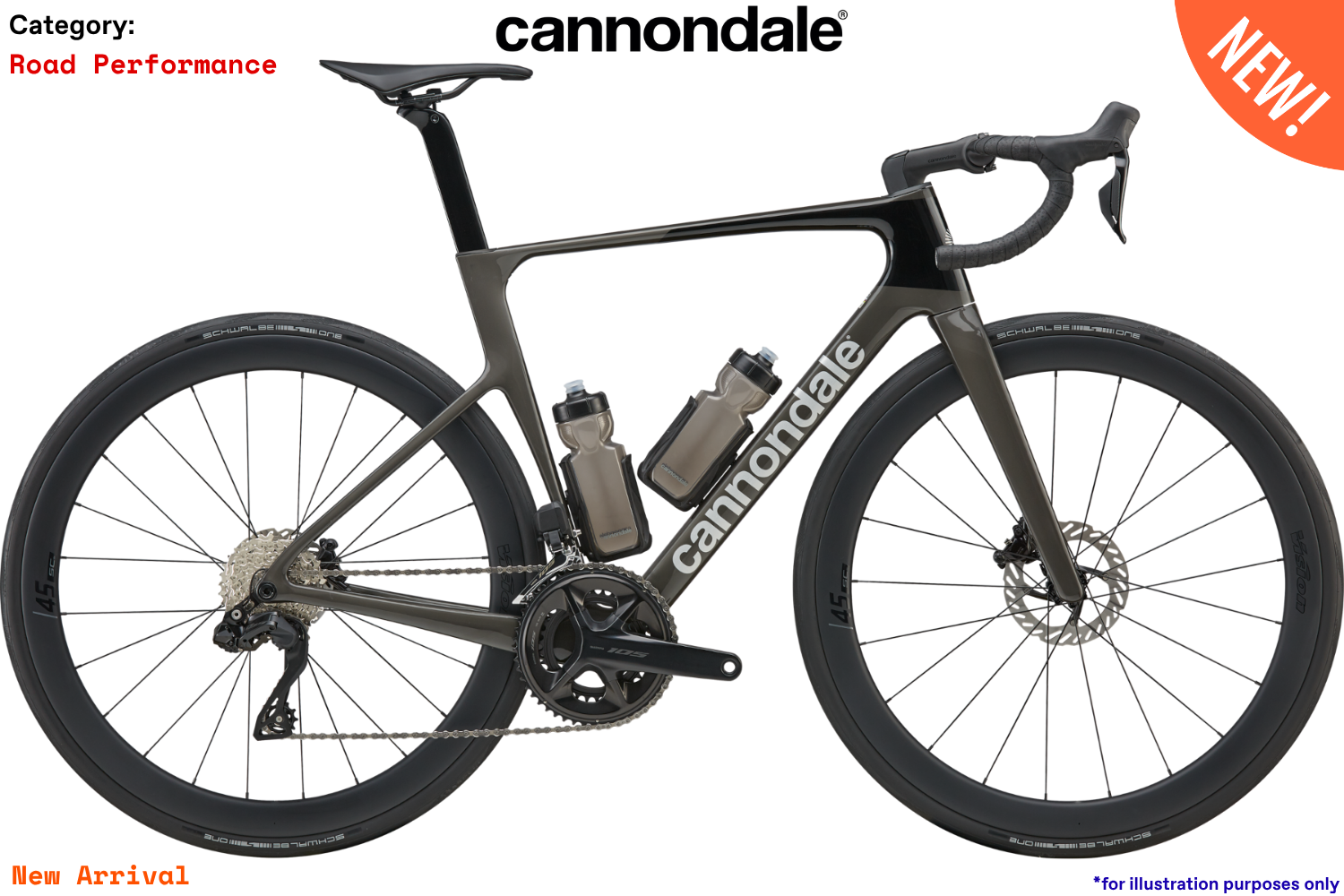 Cannondale SuperSix Evo5 Carbon 5 - RAW - Raw