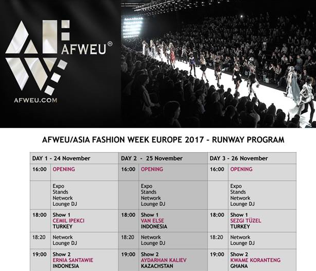 AFWEU/ASIA - ARNHEM PROGRAMME ANNOUNCED!