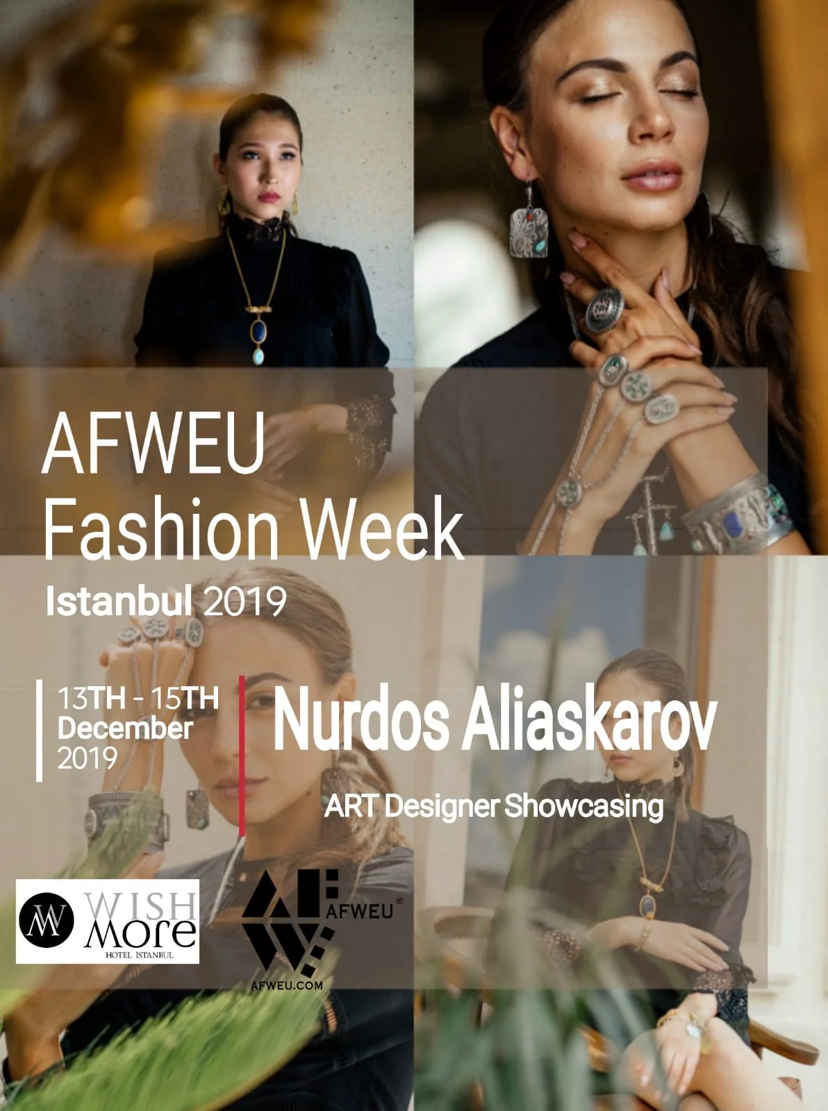 NURDOS ALIASKAROV is at AFWEU FASHION WEEK ISTANBUL!