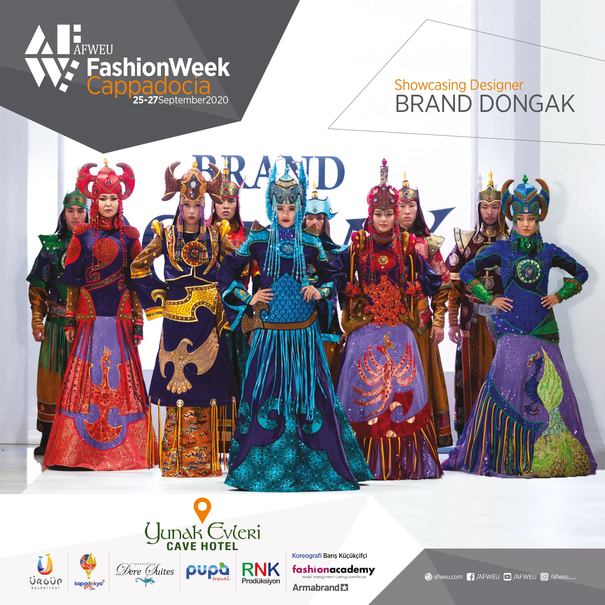DESIGNER BRAND DONGAK is at AFWEU FASHION WEEK CAPPADOCIA