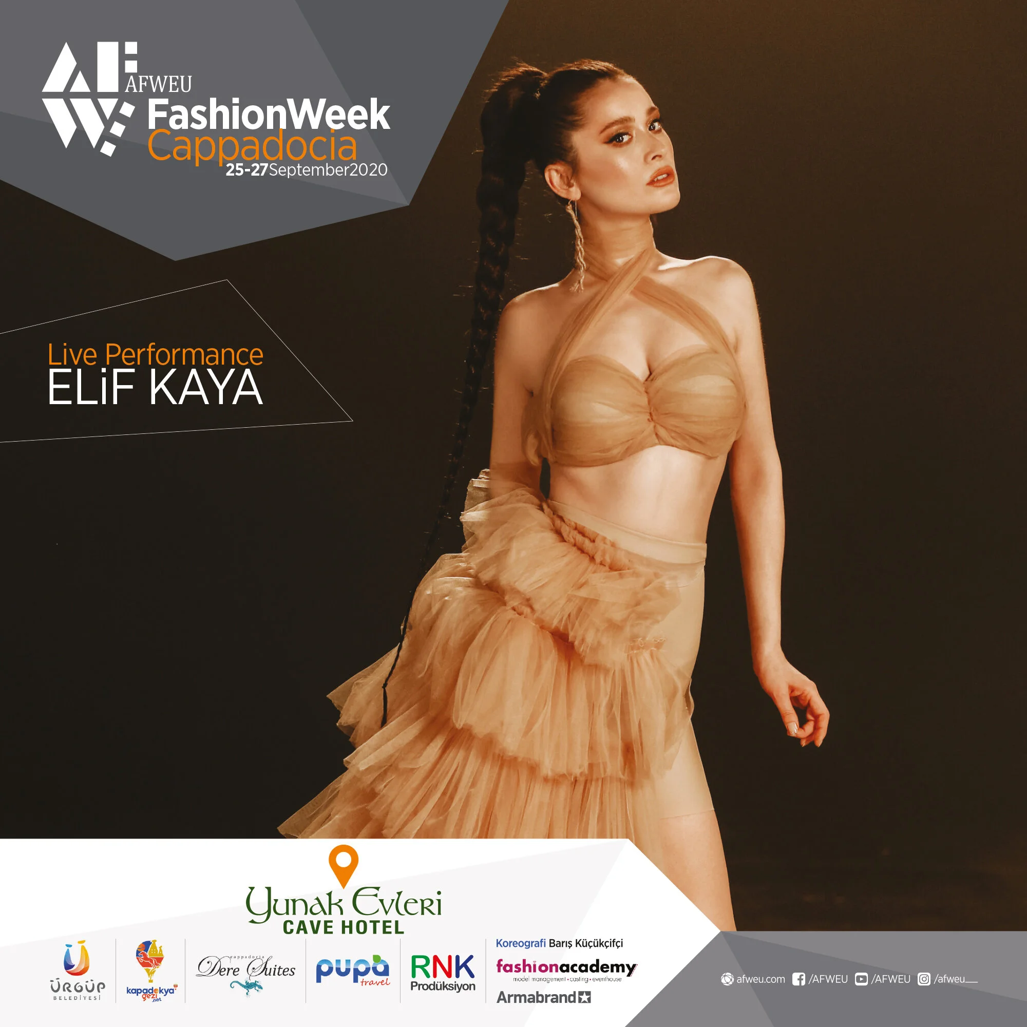 ELİF KAYA is at AFWEU FASHION WEEK CAPPADOCIA