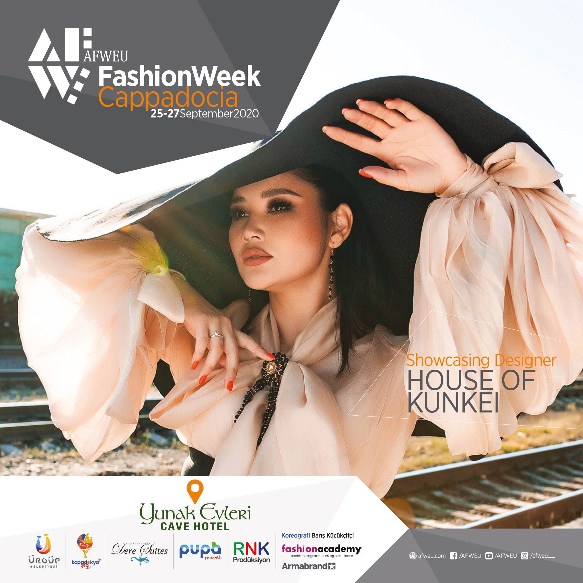 HOUSE OF KUNKEI is at AFWEU FASHION WEEK CAPPADOCIA