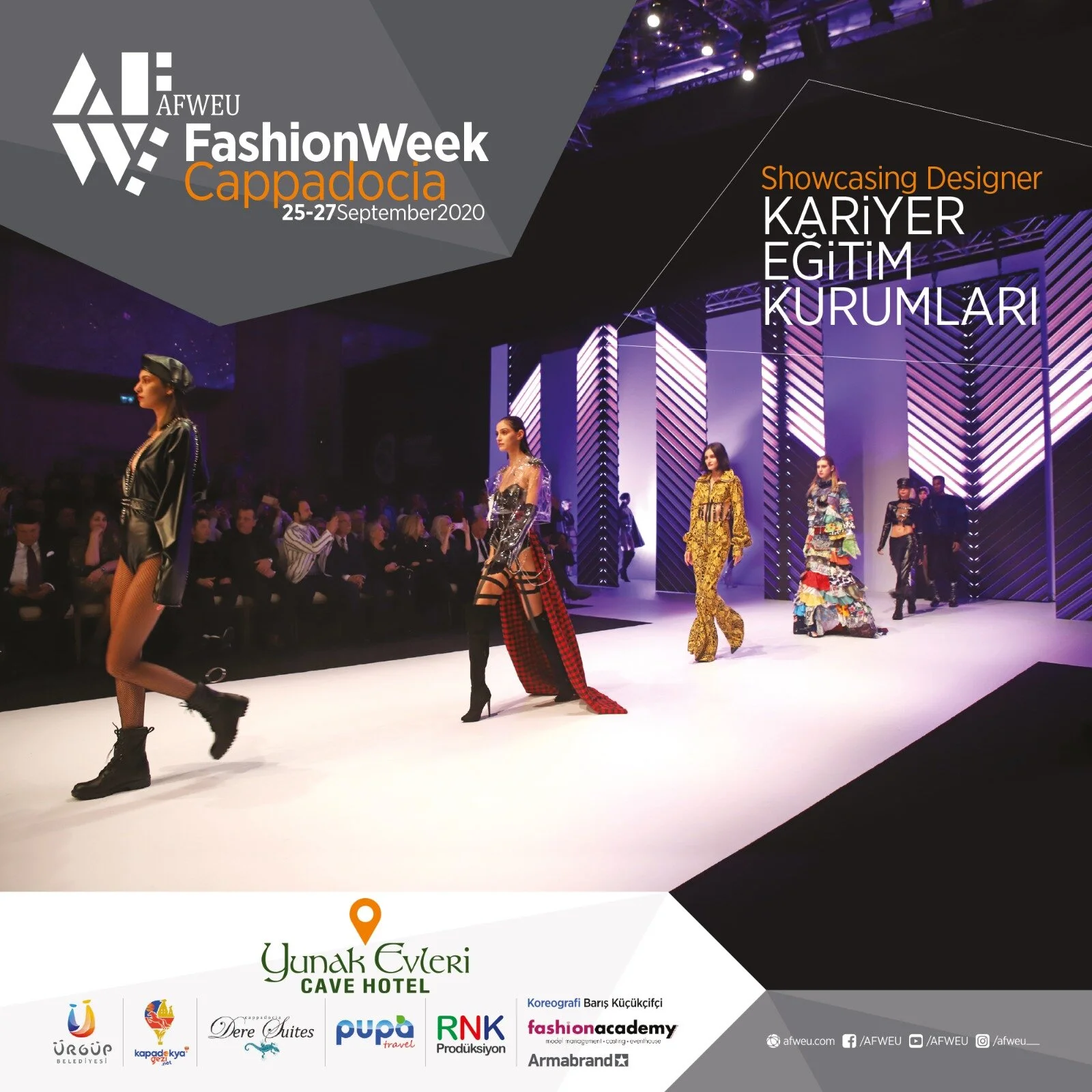 KARİYER EĞİTİM KURUMLARI is at AFWEU FASHION WEEK CAPPADOCIA