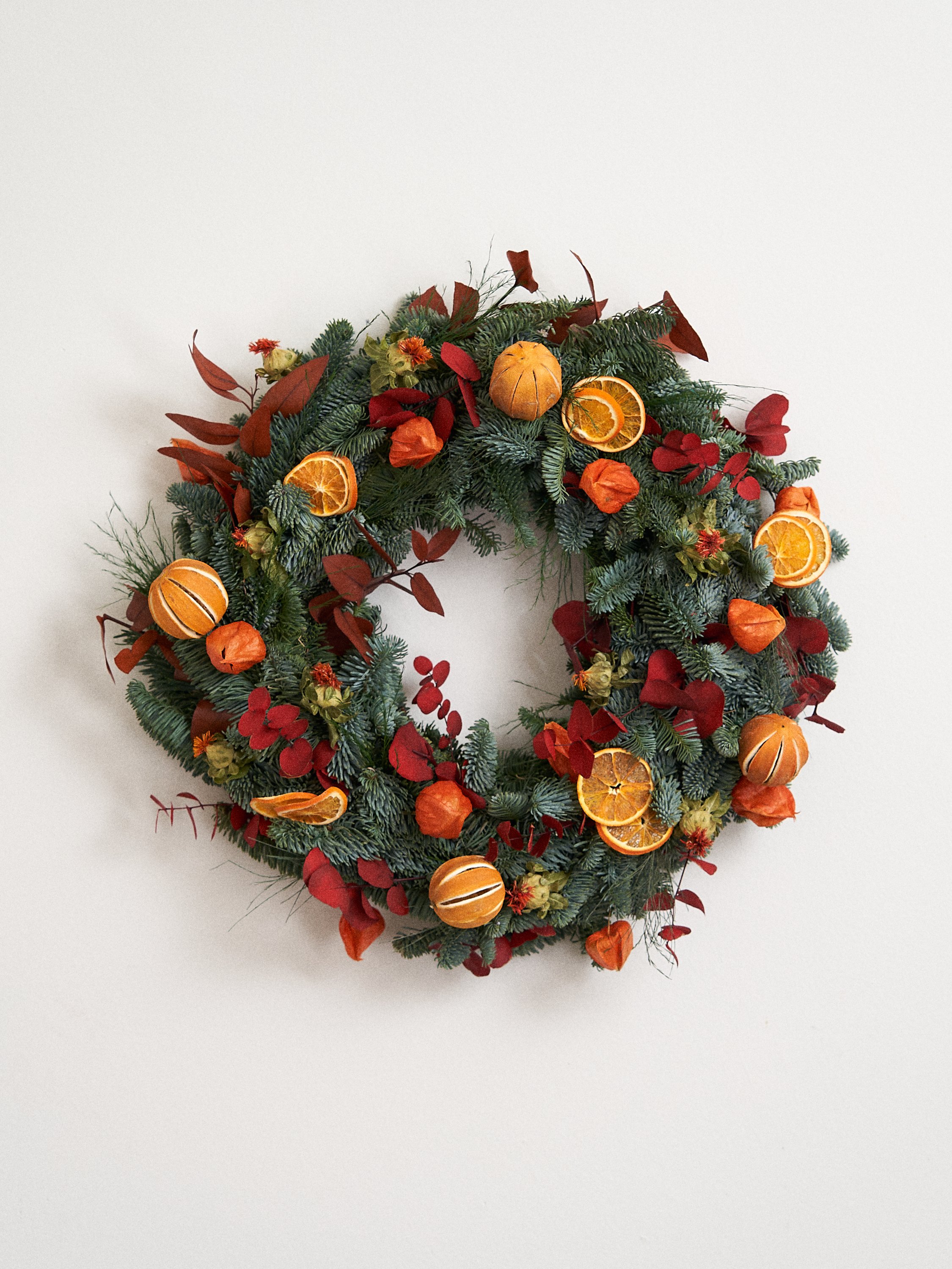 Coroa de Natal Laranja