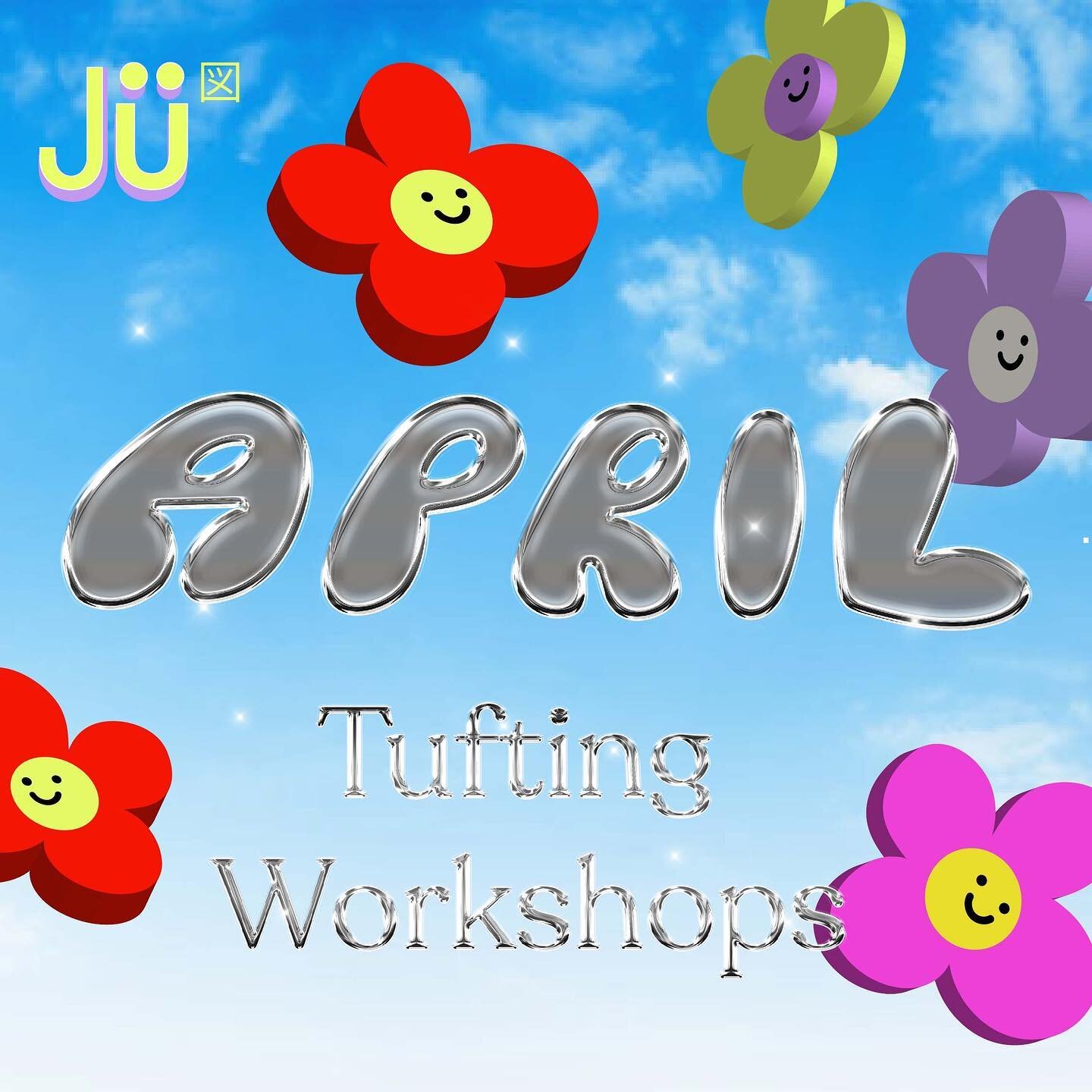 🌸🙂 TUFTING WORKSHOPS APRIL 💙🐣 link in BIO 🐣

Come by at @contemporaryartstudio.bcn to make your own custom rug 🔫
We have different workshops like 45x45 cm rugs, tufted pillowcases and soon tufted mirrors &hellip; 😮&zwj;💨

P&aacute;sate a @con