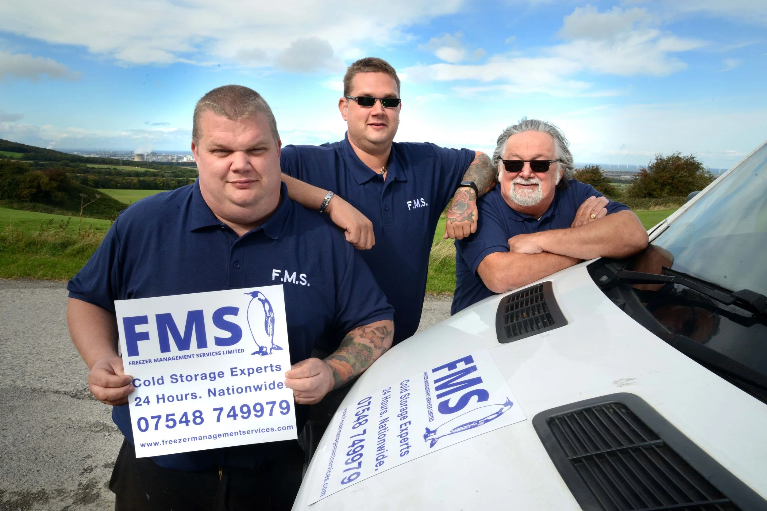 (From left) Andrew, Michael and Derek Gascoigne are celebrating a major contract win and a 10thanniversary for Freezer Management Services Ltd. 