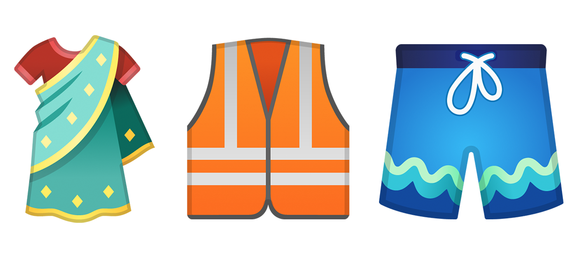 New clothing emojis
