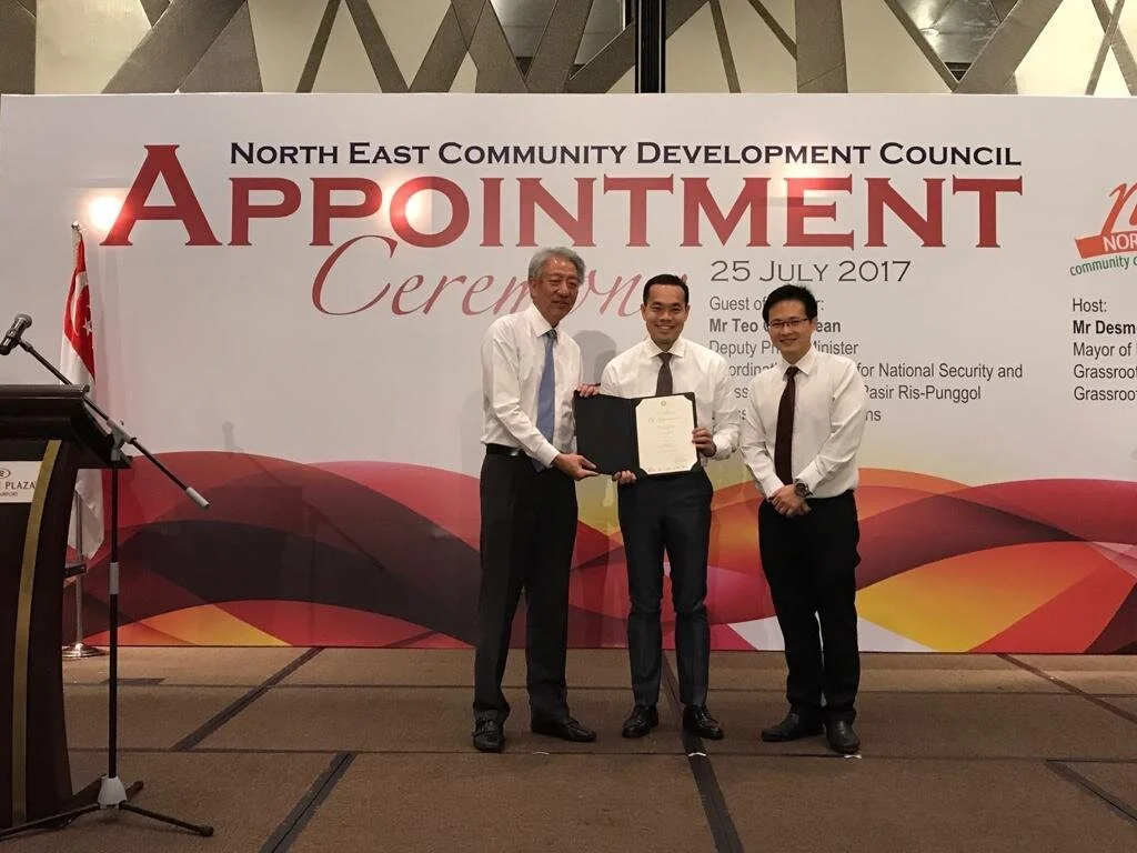 John Lim has been Appointed District Councillor of Singapore North East Community Development Council